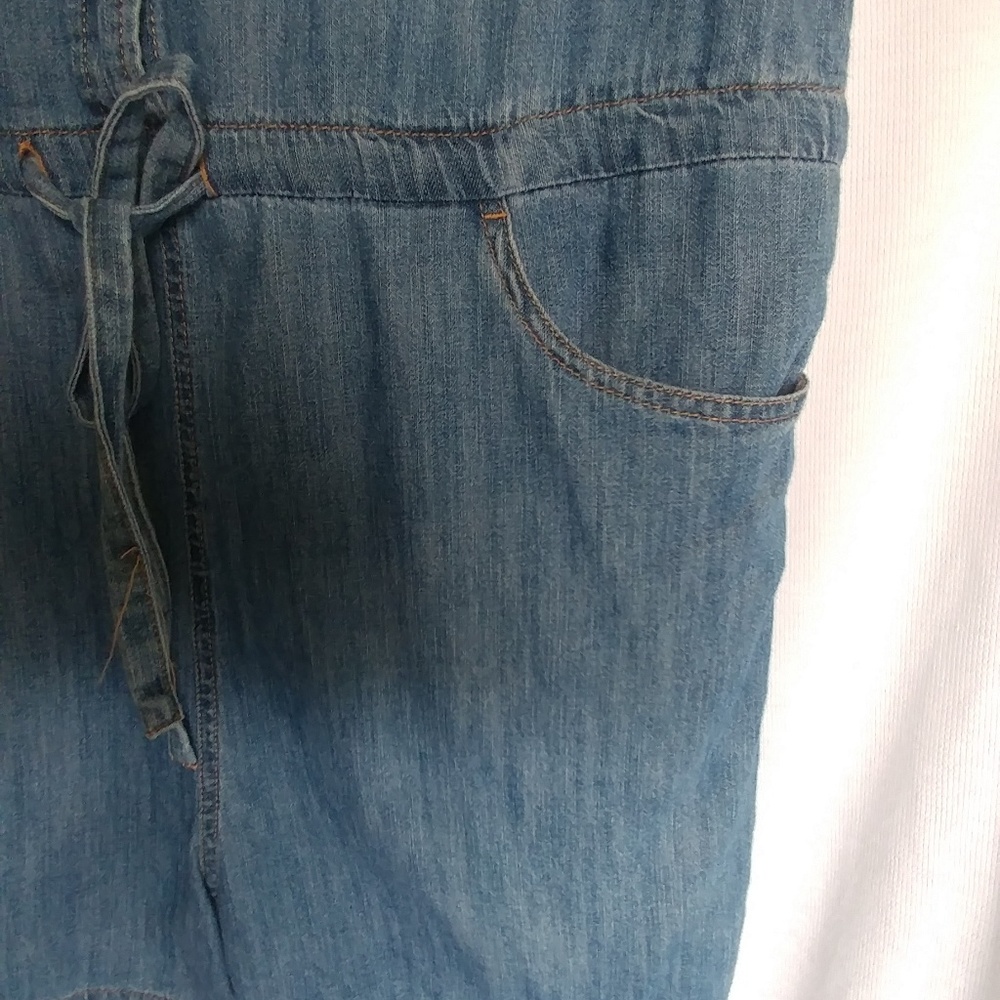 Universal Thread Soft Denim Romper - image 7
